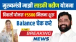 Ladki Bahin Yojana Diwali Bonus Balance Check