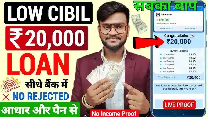 Without CIBIL Score 20000 Loan